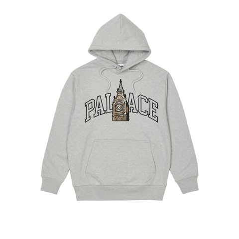 Palace BIG BEN HOOD GREY MARL - Colorway