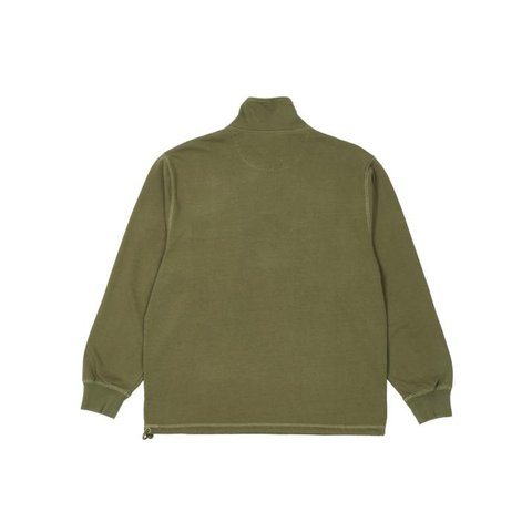 Palace 1/4 ZIP 380 FUNNEL NECK OLIVE