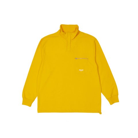 Palace 1/4 ZIP 380 FUNNEL NECK YELLOW - Colorway