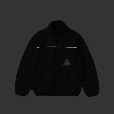 Palace CORDURA RS ZIP OFF JACKET BLACK - Colorway