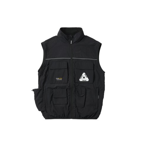 Palace CORDURA RS ZIP OFF JACKET BLACK - Colorway