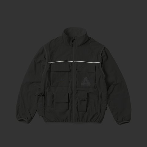 Palace CORDURA RS ZIP OFF JACKET GREY - Colorway
