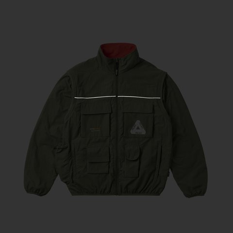 Palace CORDURA RS ZIP OFF JACKET OLIVE - Colorway
