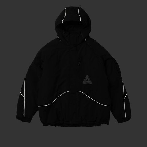 Palace M-TECH HOODED JACKET BLACK - Colorway