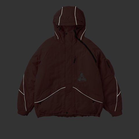 Palace M-TECH HOODED JACKET RED - Colorway