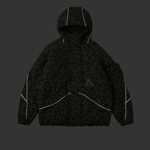 Palace M-TECH HOODED JACKET OLIVE CHEETAH - Colorway