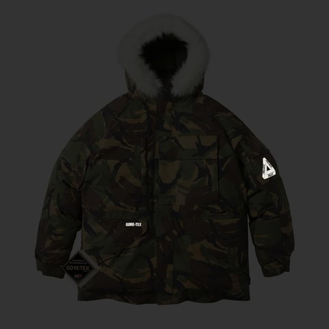 Palace GORE-TEX DOWN PARKA WOODLAND DPM - Colorway