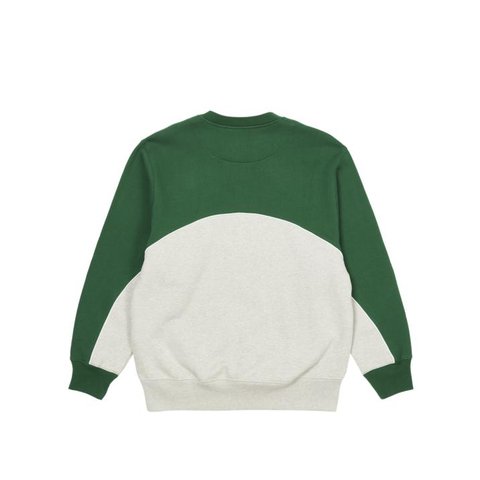 Palace 2 TONE ARCH CREW GREEN / GREY MARL