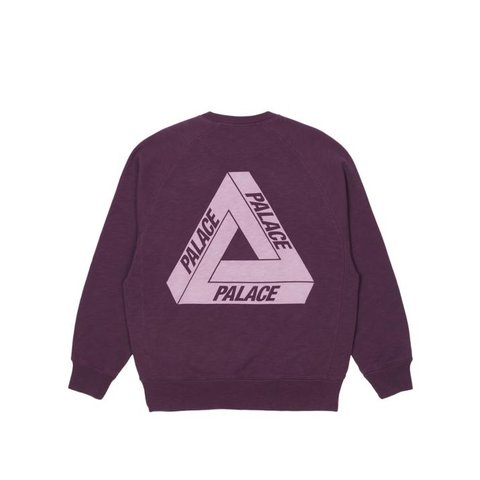 Palace TRI-FERG SLUB CREW PURPLE
