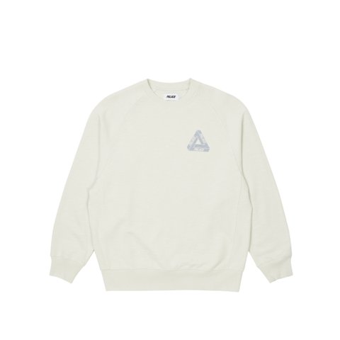 Palace TRI-FERG SLUB CREW WHITE - Colorway