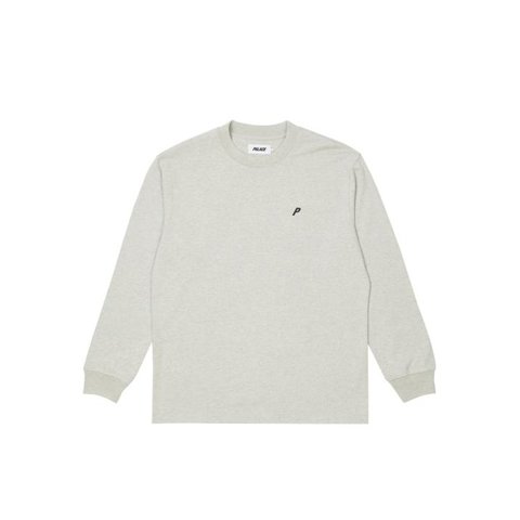 Palace MOCK NECK 320 CREW GREY MARL