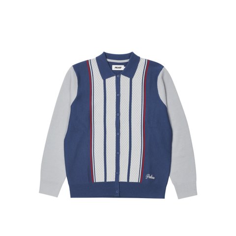 Palace PALACE LONDON KNITTED POLO BLUE - Colorway