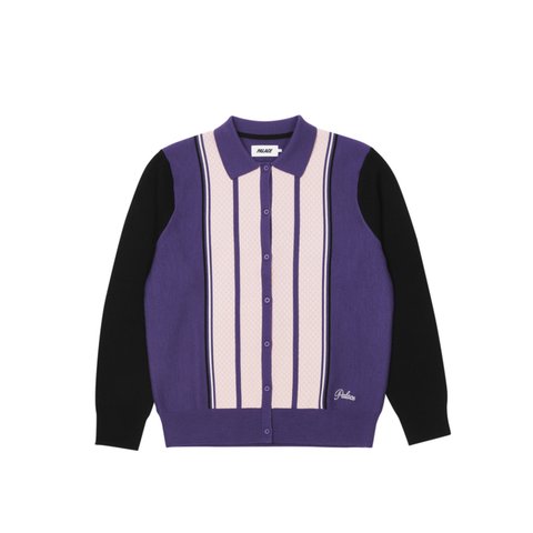 Palace PALACE LONDON KNITTED POLO PURPLE - Colorway