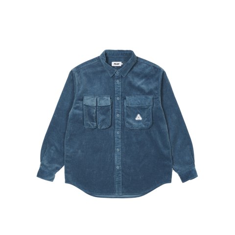 Palace CARGO CORD SHIRT BLUE - Colorway
