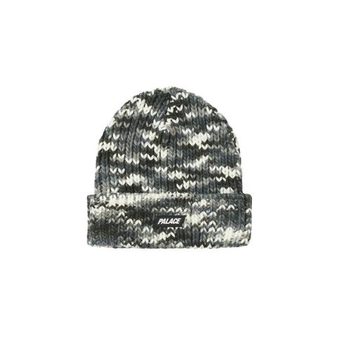 Palace CROCHET CAMO BEANIE GREY CAMO