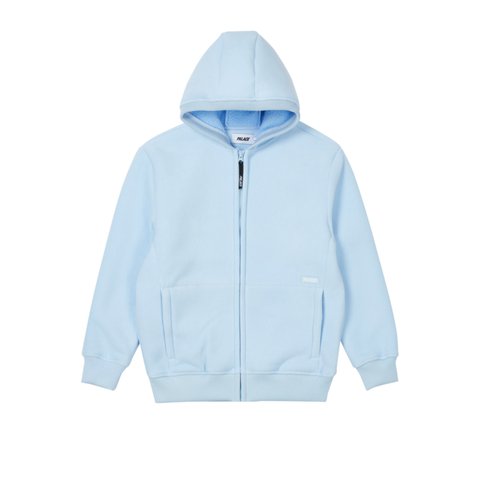 THERMA ZIP HOOD LIGHT BLUE