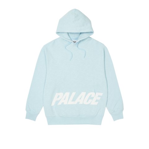 Palace PAL POCKET SLUB HOOD LIGHT BLUE - Colorway
