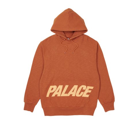 Palace PAL POCKET SLUB HOOD RUST - Colorway