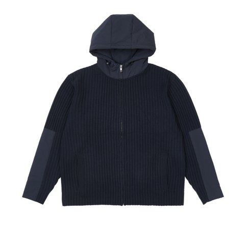 Palace MARINE ZIP HOOD KNIT NAVY - Colorway