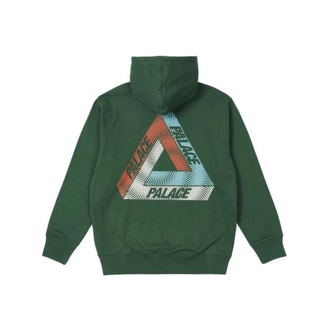 Palace SWIRL TRI-FERG HOOD GREEN