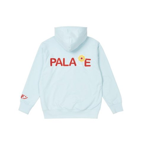Palace CUTE ZIP HOOD LIGHT BLUE