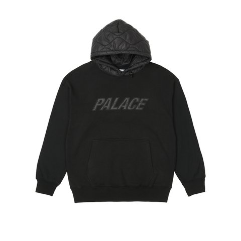 Palace BAFFLED HOOD BLACK - Colorway