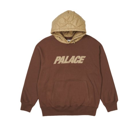Palace BAFFLED HOOD BROWN - Colorway