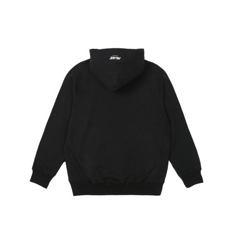 Palace 1/4 ZIP COTTON PANEL HOOD BLACK