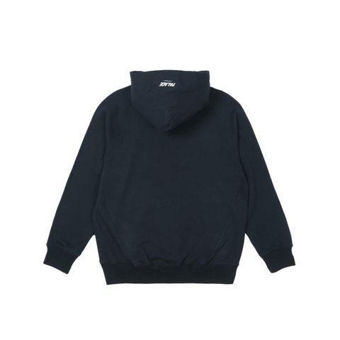 Palace 1/4 ZIP COTTON PANEL HOOD NAVY