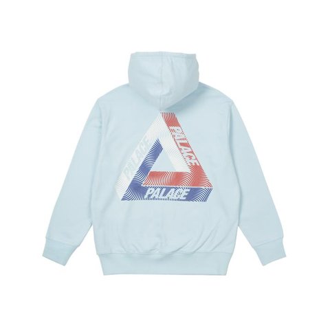 SWIRL TRI-FERG HOOD BABY BLUE