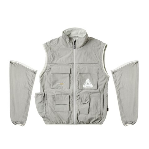 Palace CORDURA RS ZIP OFF JACKET GREY - Colorway