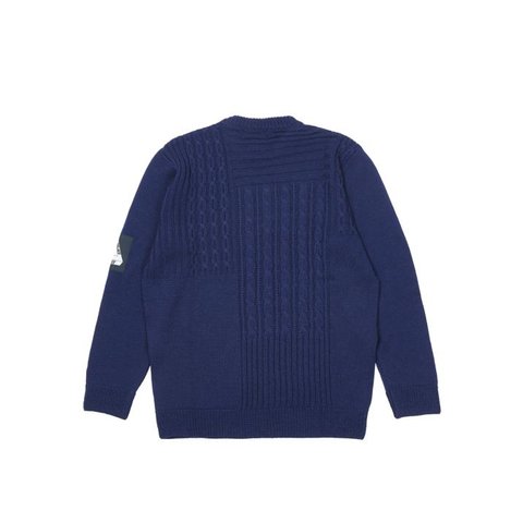 Palace CABLE PATCHWORK KNIT NAVY