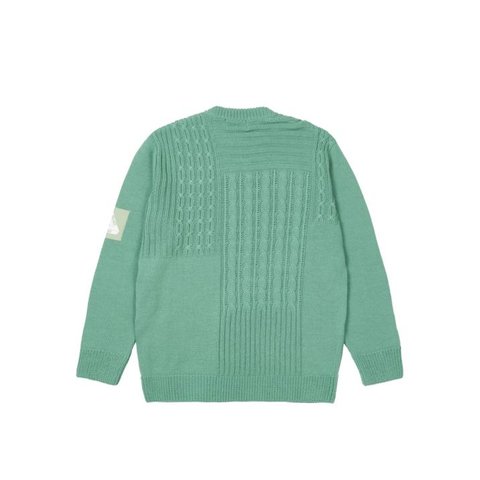 Palace CABLE PATCHWORK KNIT MINT
