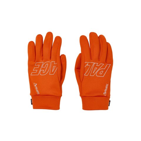 Palace POLARTEC POWERSTRETCH GLOVES ORANGE - $52.00