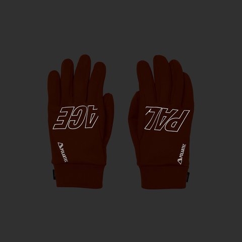 Palace POLARTEC POWERSTRETCH GLOVES ORANGE - Colorway