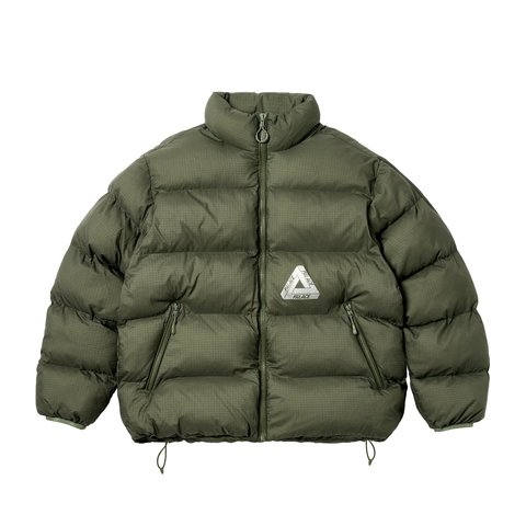 Palace RIPSTOP PUFFA OLIVE - $388.00