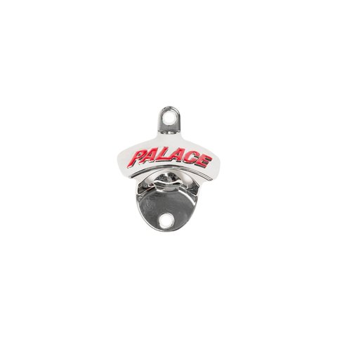 Palace METAL WALL MOUNTED BOTTLE OPENER SILVER / RED - $22.00