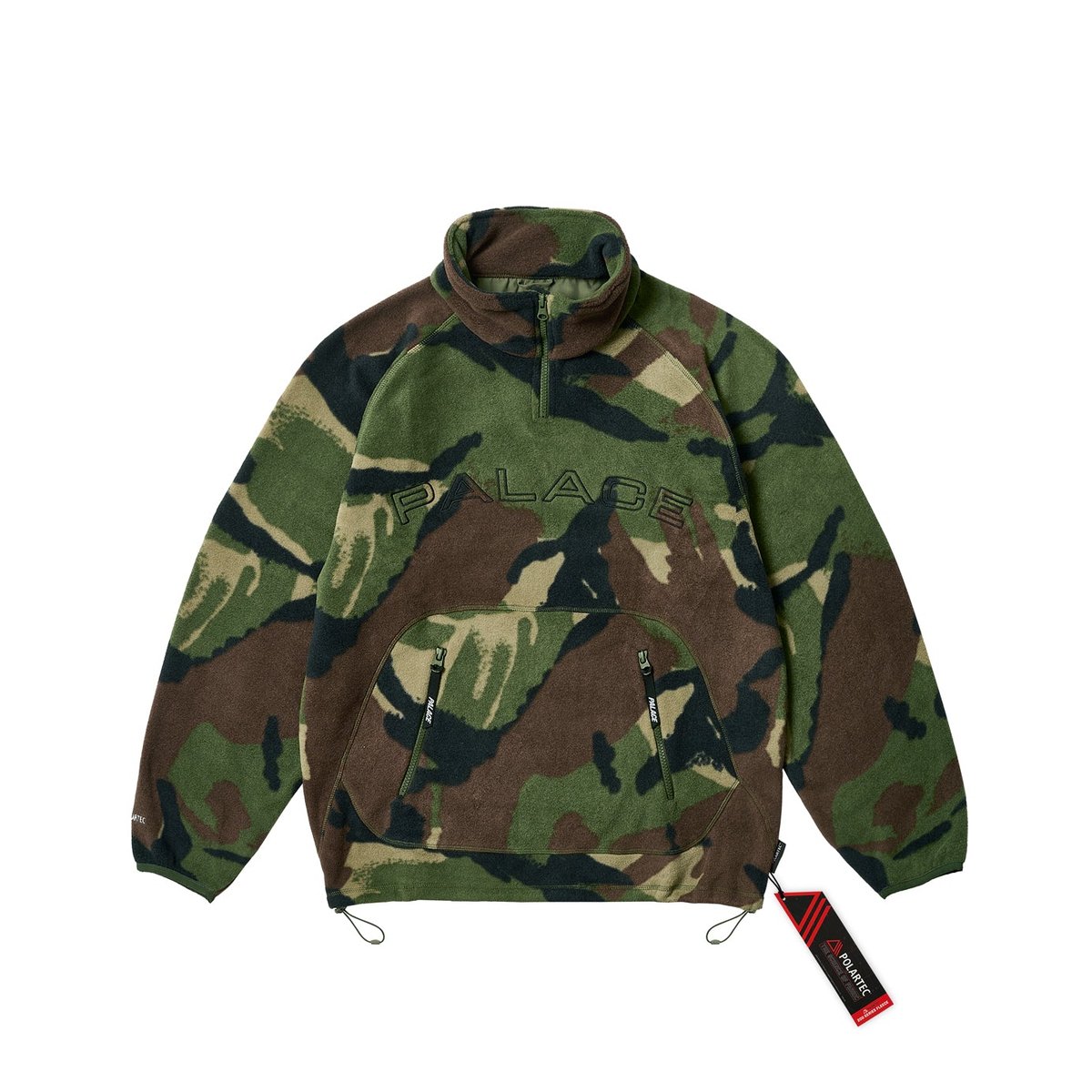 Palace POLARTEC FLEECE FUNNEL WOODLAND CAMO (Winter 2023) - $188.00