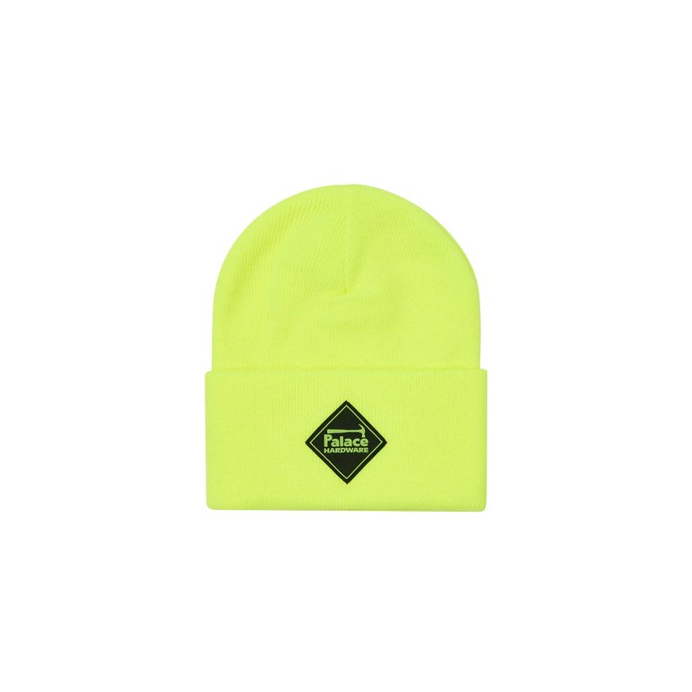 Palace PALACE HARDWARE BEANIE SAFETY YELLOW (Winter 2023) - $48.00