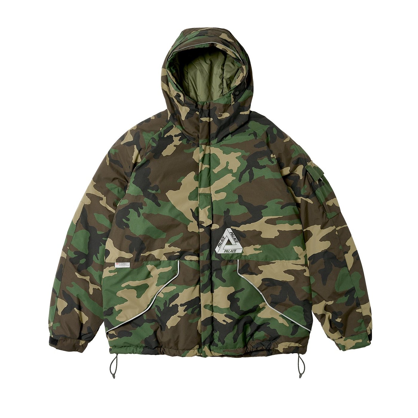 P-TECH HOODED JACKET CAMO