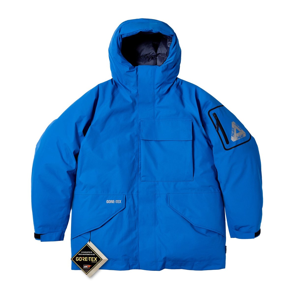 Palace GORE-TEX CARGO DOWN PARKA PALACE BLUE (Winter 2023) - $708.00