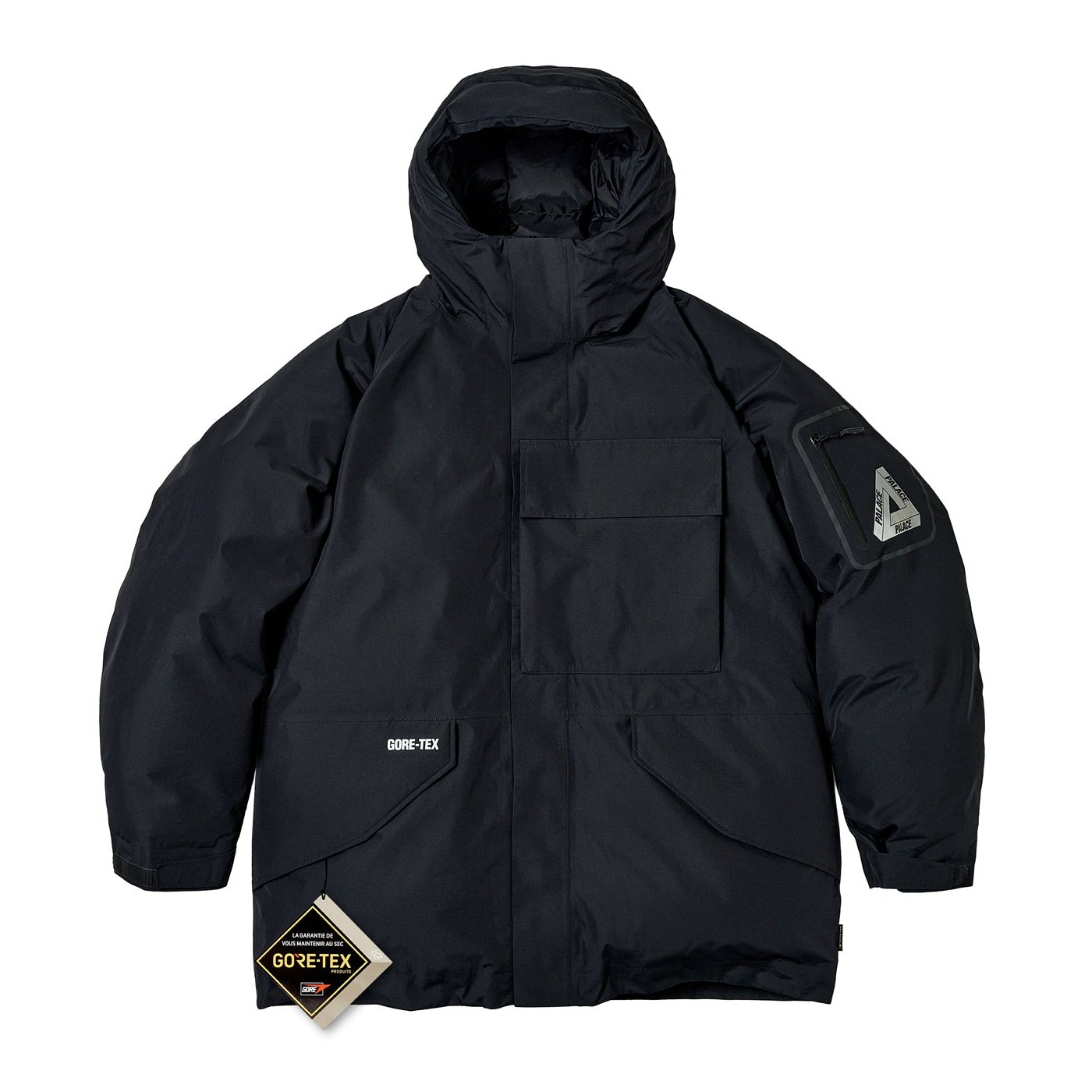 GORE-TEX CARGO DOWN PARKA BLACK