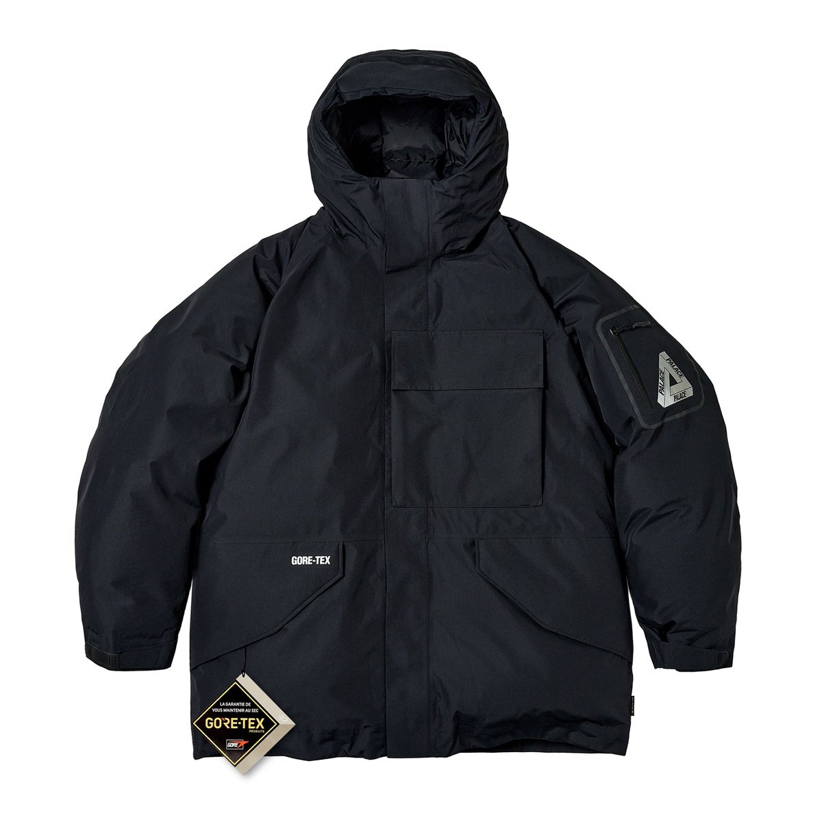Palace GORE-TEX CARGO DOWN PARKA BLACK (Winter 2023) - $708.00