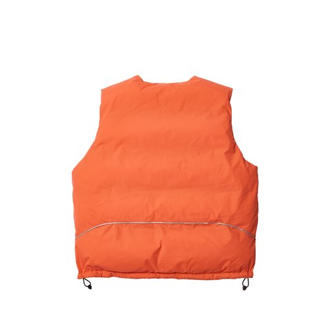 Palace P-TECH REVERSIBLE PUFFA VEST ORANGE - Colorway