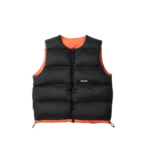 Palace P-TECH REVERSIBLE PUFFA VEST ORANGE - Colorway