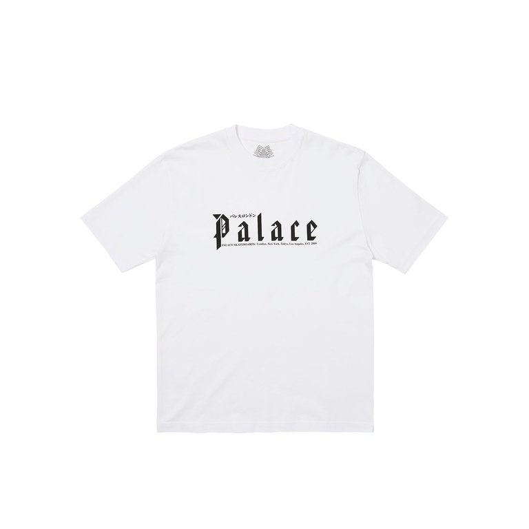 Palace KITANO T-SHIRT WHITE (Winter 2023) - $48.00