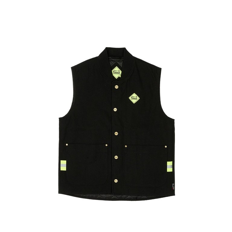Palace PALACE HARDWARE VEST BLACK (Winter 2023) - $188.00