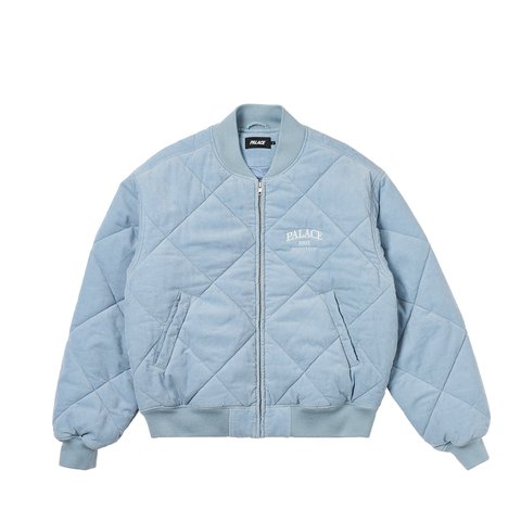Palace QUILTED JACKET CHILL BLUE - Colorway