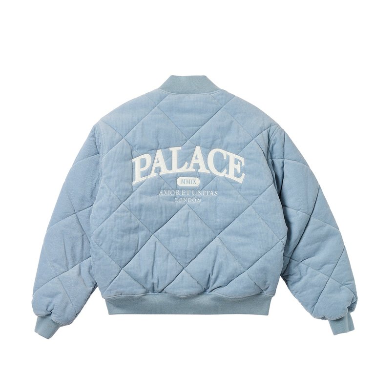 Palace QUILTED JACKET CHILL BLUE (Winter 2023) - €288.00