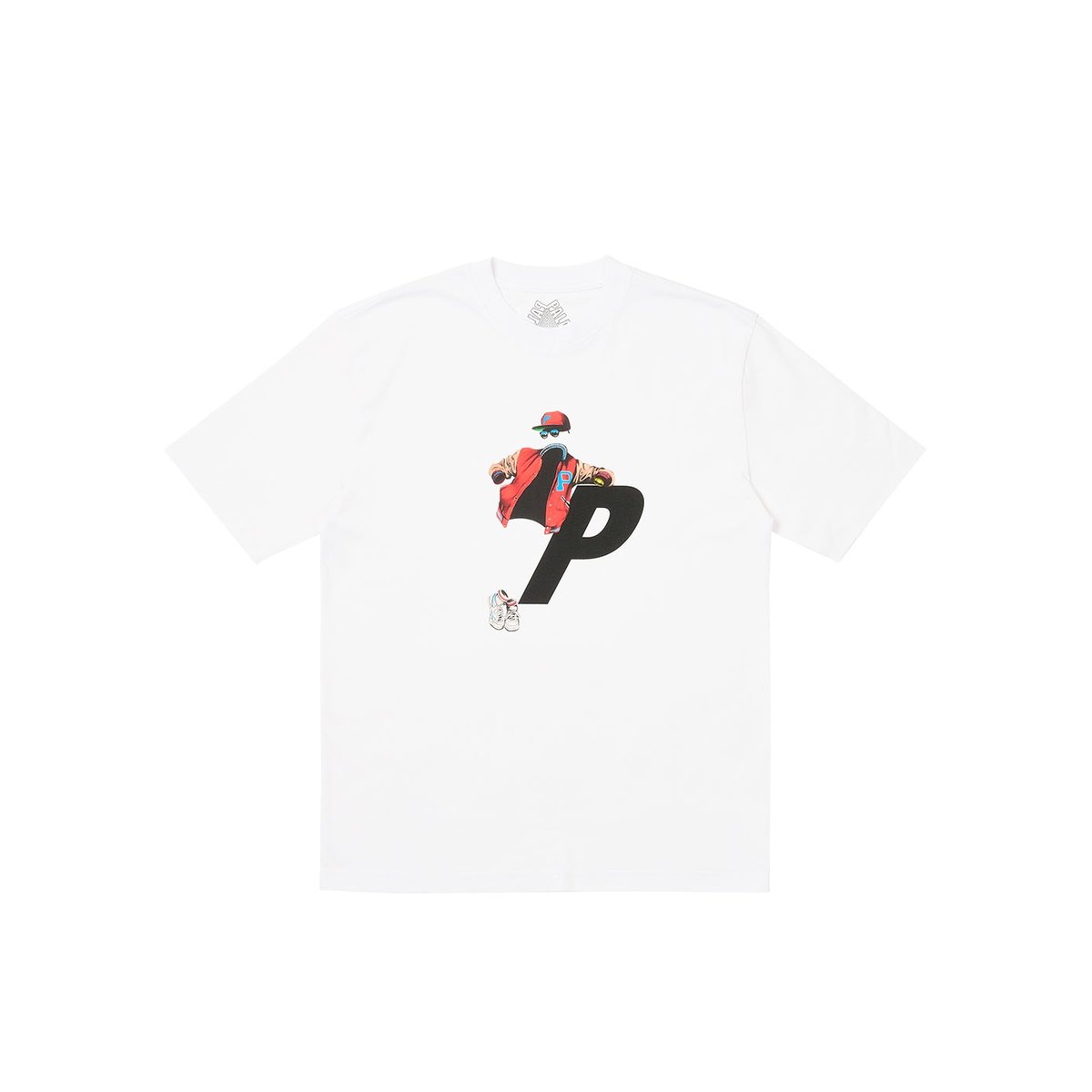 Palace TRANSPARENCY T-SHIRT WHITE (Winter 2023) - $48.00